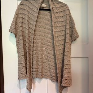 Sonoma Taupe Open-Front Cardigan